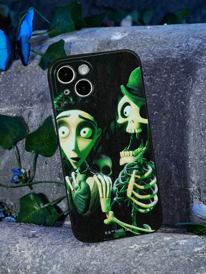 Corpse Bride | ROMWE Cartoon Graphic Phone Case