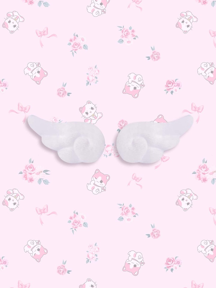 2pcs Wing Decor Hair Clip Cute Valentines Claw Clips Hair Claws Hair Barrettes