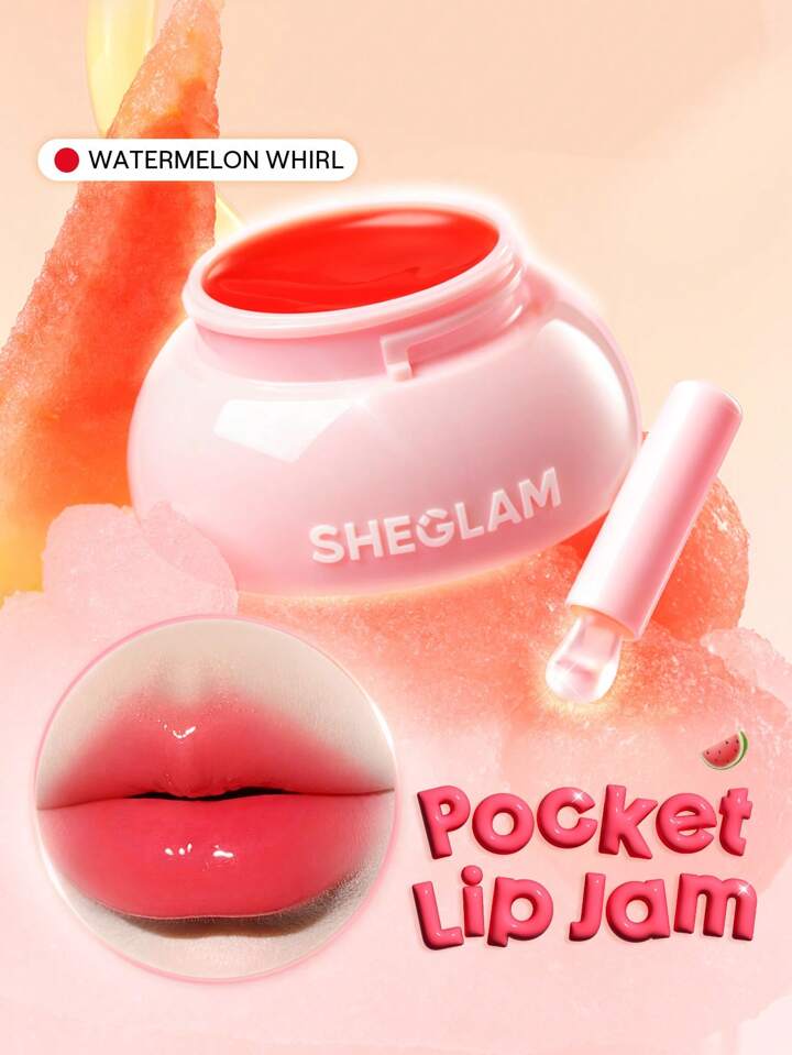 Hydra Jelly Pocket Lip Jam-Watermelon Whirl Lip Combo Brand Beauty Makeup Face Paint Cosmetic For Women Girls Perfect For Winter Spring Ideal For Y2K Fancy Fashion Suitable For Birthday Gift Party Ready Best Color