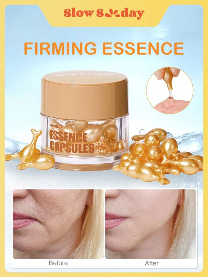 Slow Sunday Firming Essense Capsules, For Valentine'S Day, Valentines Gift, Great Ideas For Party, Gift-Giving, Outdoor Activity, Suitable For Spring Personal Care