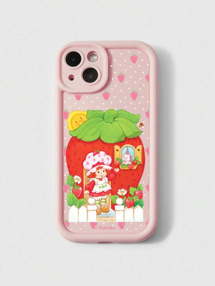 Cute Style Cartoon Pattern Pink Cellphone Case