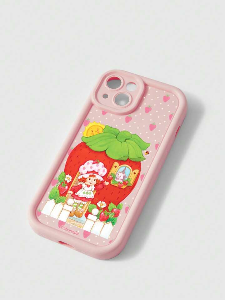 Cute Style Cartoon Pattern Pink Cellphone Case