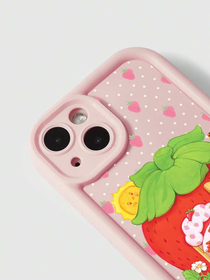 Cute Style Cartoon Pattern Pink Cellphone Case