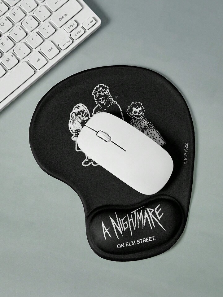 A Nightmare on Elm Street X ROMWE Figure Graphic Anti-Slip Waterproof Thick Wrist Rest Mouse Pad