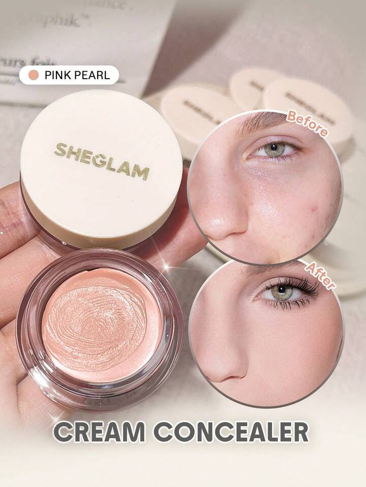 Rapid Retouch Cream Concealer-Pink Pearl Rapid Retouch Cream Concealer-Pink Pearl Full Cover Cream Concealer Long Lasting Brighten/Brightening Full Coverage/High Coverage Corrector Weightless All-Day Hydrate Concealer Brand Beauty Makeup Face Paint Cosmetic For Women Girls Perfect For Winter Spring Ideal For Y2K Fancy Fashion Suitable For Birthday Gift Party Ready Best Color