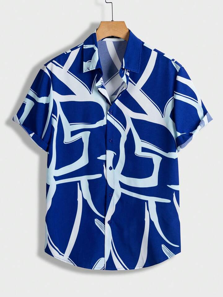 Guys Graphic Print Shirt