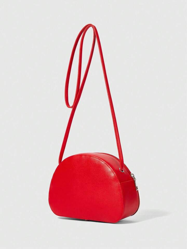 Kawaii Women's Contrast Color Cute Mushroom Shaped Crossbody Shoulder Bag , Cute