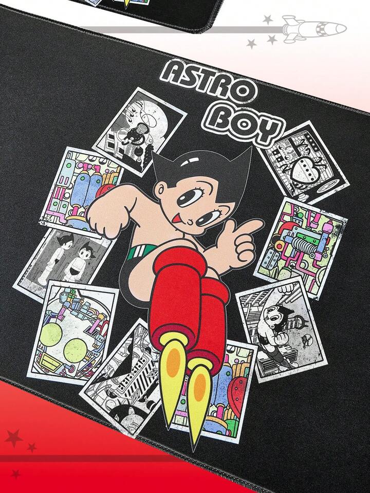 Astro Boy X ROMWE Cartoon Figure Graphic Anti-Slip, Waterproof, Durable Thick Mouse Pad