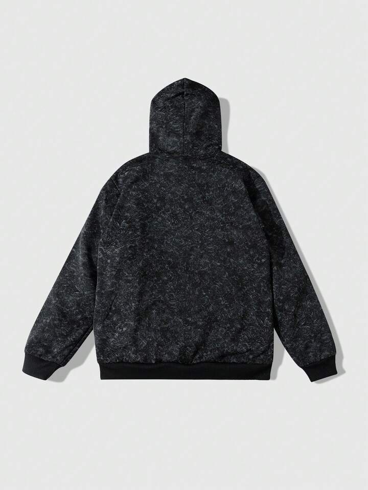 Men's Fashion Cross Pattern Long Sleeve Casual Hoodie