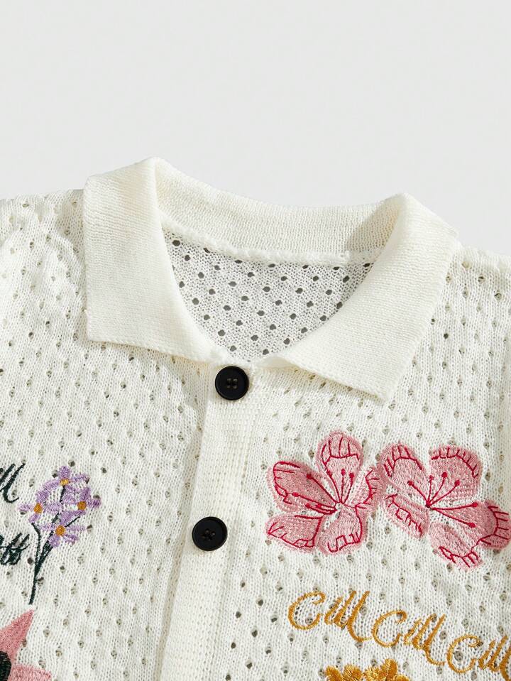 Casual Vacation Men's Floral Print Shawl Collar Cardigan