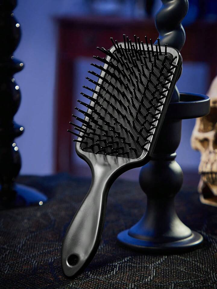 Corpse Bride | ROMWE Cartoon Skeleton And Letter Print Dark Comb