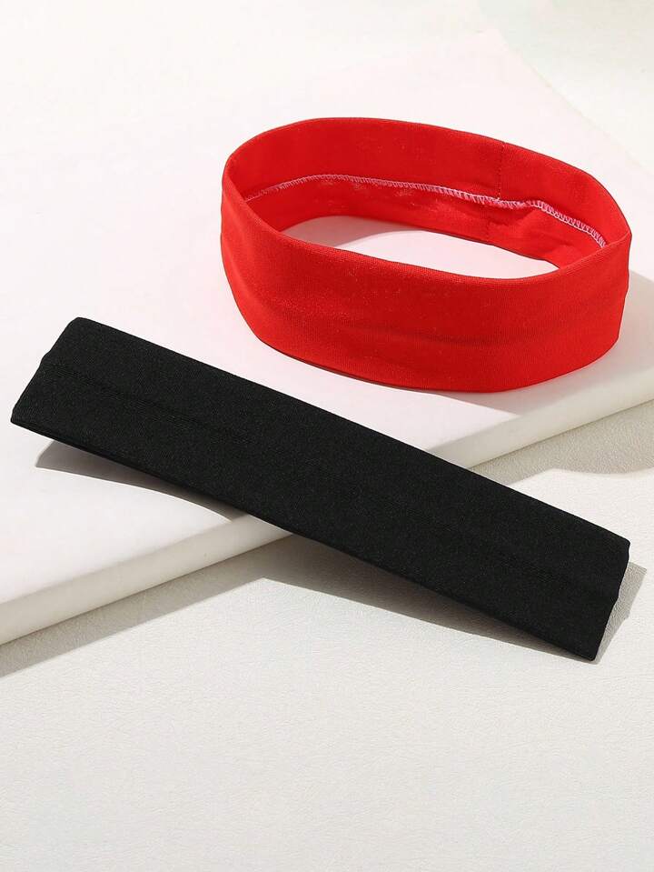 10pcs/Pack Girls' Colorful Casual Headbands, Suitable For Daily Life And Sports