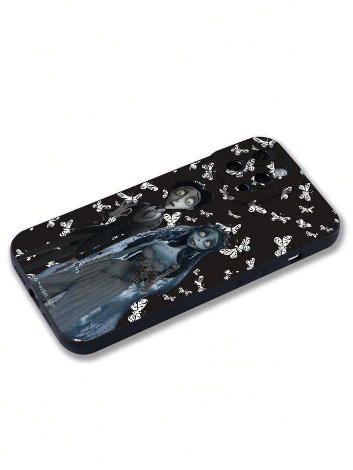 Corpse Bride | ROMWE 1pc Butterfly & Ghost Graphic TPU Phone Case Compatible With IPhone