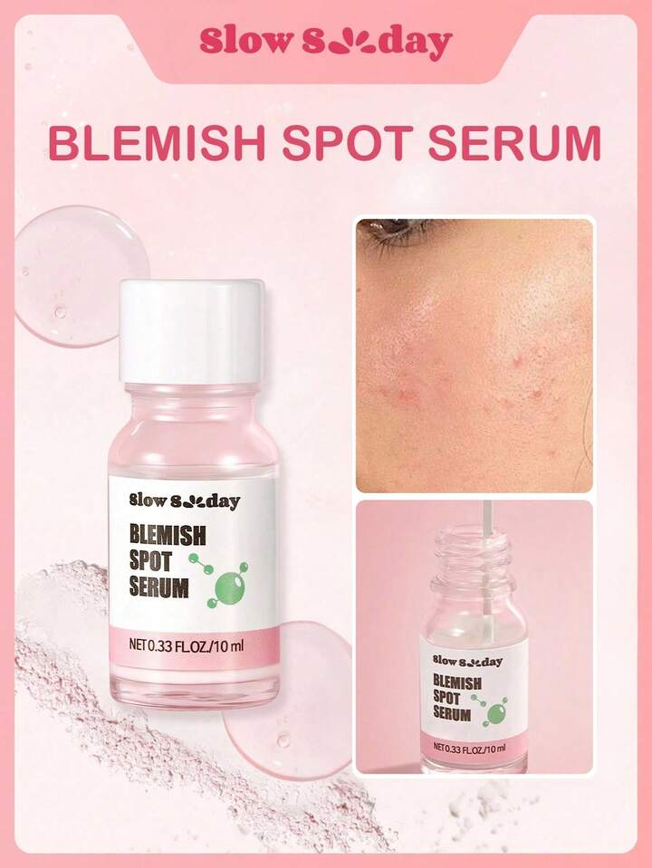 Slow Sunday Blemish Spot Serum, Salicylic Acid, Unclog Pores & Reduce Excess Oil, Oil Control, Exfoliating, Skin-Soothing, Cozy Winter Styles, Suitable For Winter, Y2K, For Party & Gifts, For Valentine's Day, Valentines Gift, Valentines Day Gift, Ideal For Party