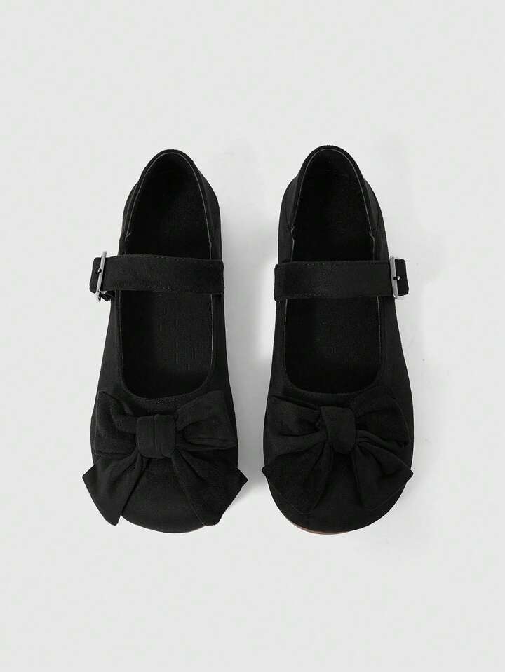 Women's Fashion Slip-On Shoes With Bow Decor Valentine's Day