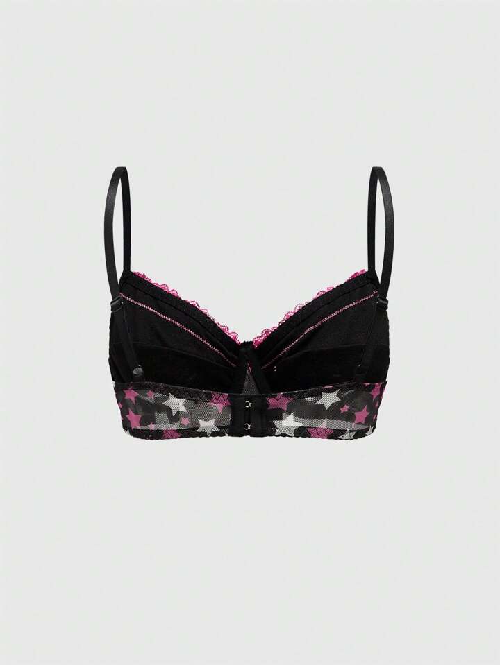J-Fashion Shibuya Gal Five-Pointed Star & Lace Patchwork Sexy Mesh Lingerie Set 8 J-Fashion Shibuya Gal Five-Pointed Star & Lace Patchwork Sexy Mesh Lingerie Set