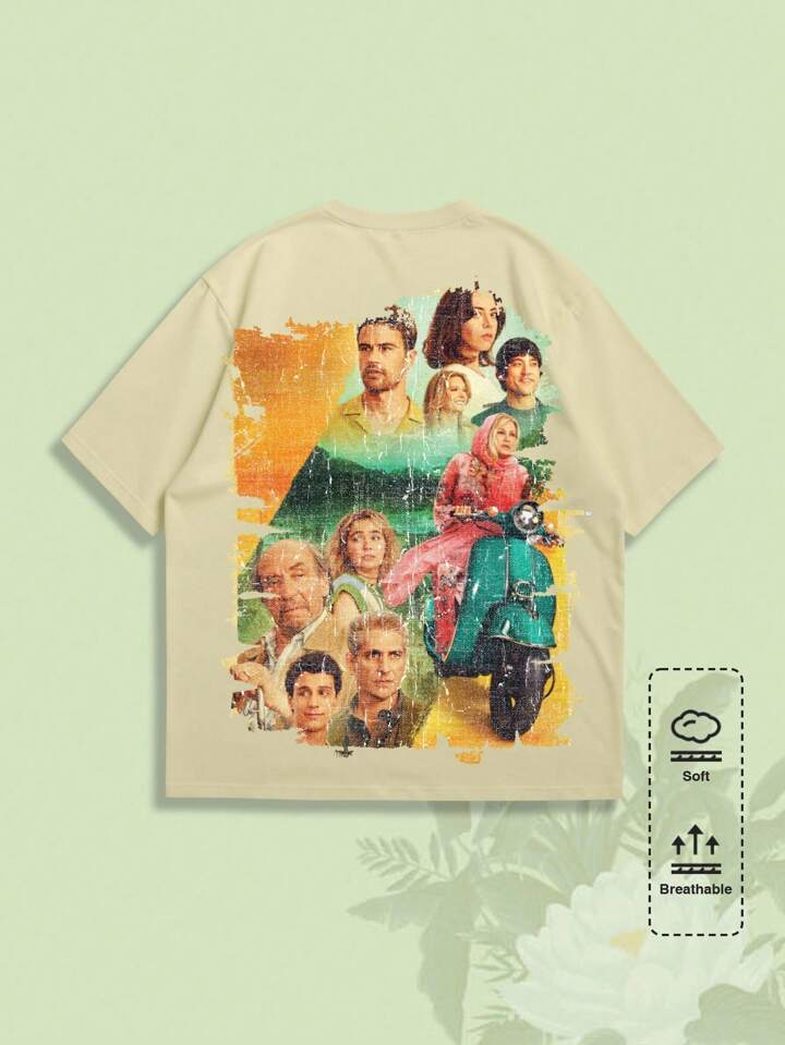 The White Lotus Men Short Sleeve Round Neck T-Shirt, Unisex Fashion Couple T-Shirt, Summer Casual Short Sleeve Top , New Model 2025
