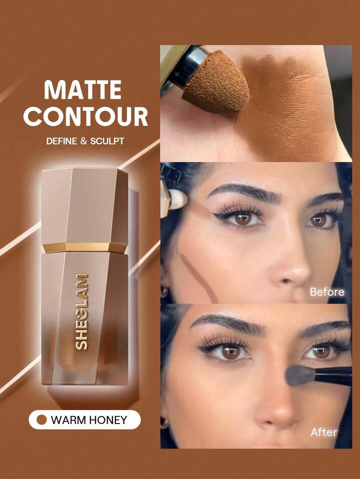 Sun Sculpt Liquid Contour-Clay Contour Liquid Non-Greasy Long Lasting Natural Bronzer Contouring Weightless Contour Brand Beauty Makeup Face Paint Cosmetic For Women Girls Perfect For Winter Spring Ideal For Y2K Fancy Fashion Suitable For Birthday Gift Party Ready Best Color 4 Sun Sculpt Liquid Contour-Warm Honey Gel Cream Contour Non-Greasy Long Lasting Highly Pigmented Natural Contour Contouring Weightless Bronzer Brown Contour & Bronzer Brand Beauty Makeup Face Paint Cosmetic For Women Girls Perfect For Winter Spring Ideal For Y2K Fancy Fashion Suitable For Birthday Gift Party Ready Best Color