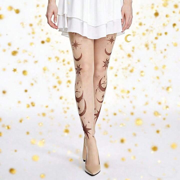 Fairycore 1 20D Fashion Personalized Printing Stockings Women's Plus-File Plus-Size Panty Stockings 5 Fairycore 1 20D Fashion Personalized Printing Stockings Women's Plus-File Plus-Size Panty Stockings