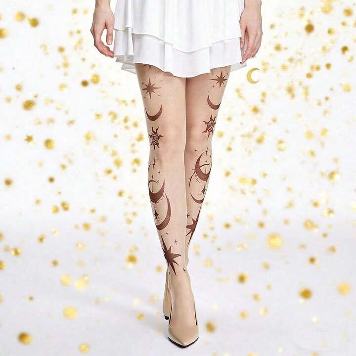 Fairycore 1 20D Fashion Personalized Printing Stockings Women's Plus-File Plus-Size Panty Stockings 6 Fairycore 1 20D Fashion Personalized Printing Stockings Women's Plus-File Plus-Size Panty Stockings