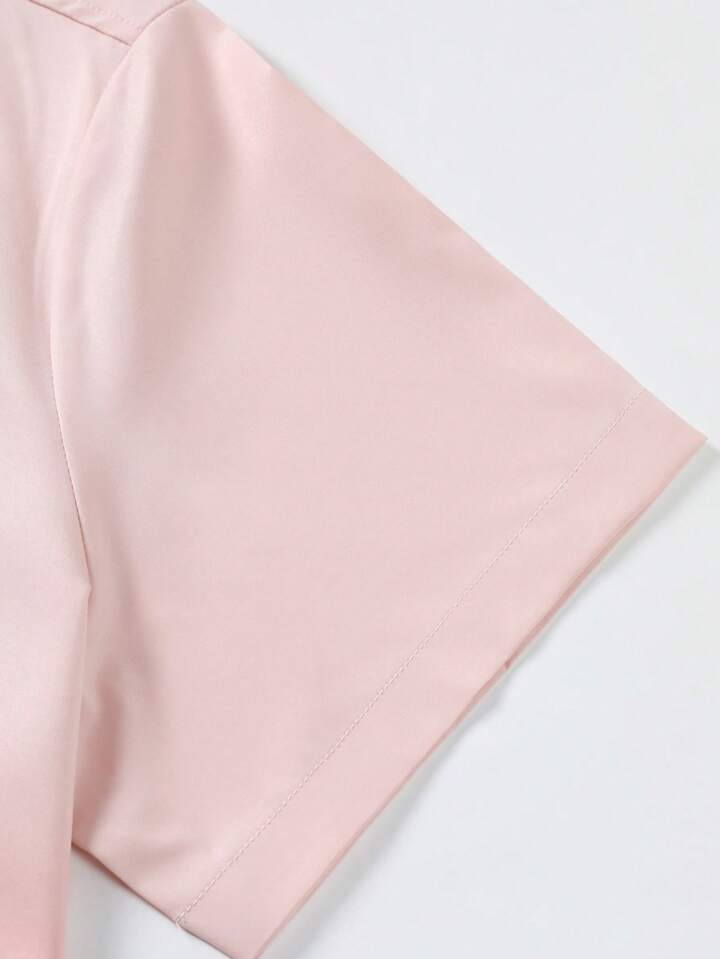 Guys Ombre Button Up Shirt Without Tee