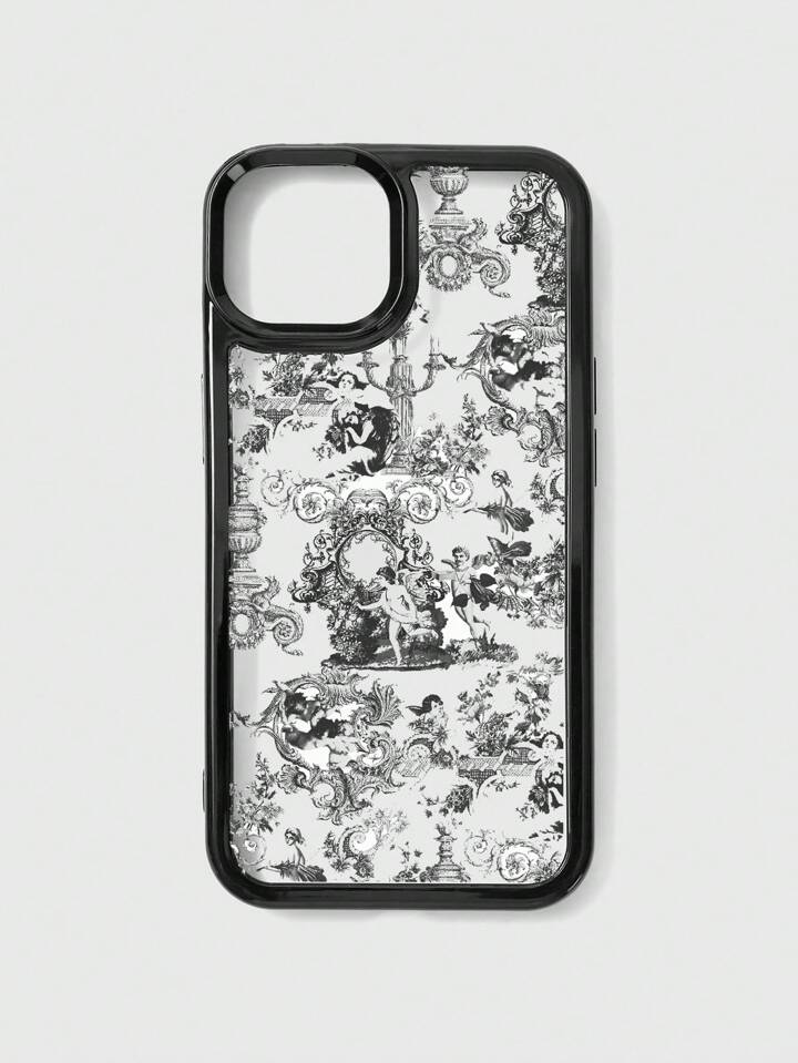 Fairycore 1pc Angel Graphic Phone Case, Compatible With Iphone 11 12 13 14 15 Pro Max 16 16 Pro 16 Plus 16 Pro Max